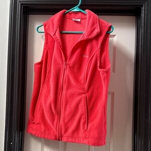 Columbia Vibrant Coral Fleece Vest